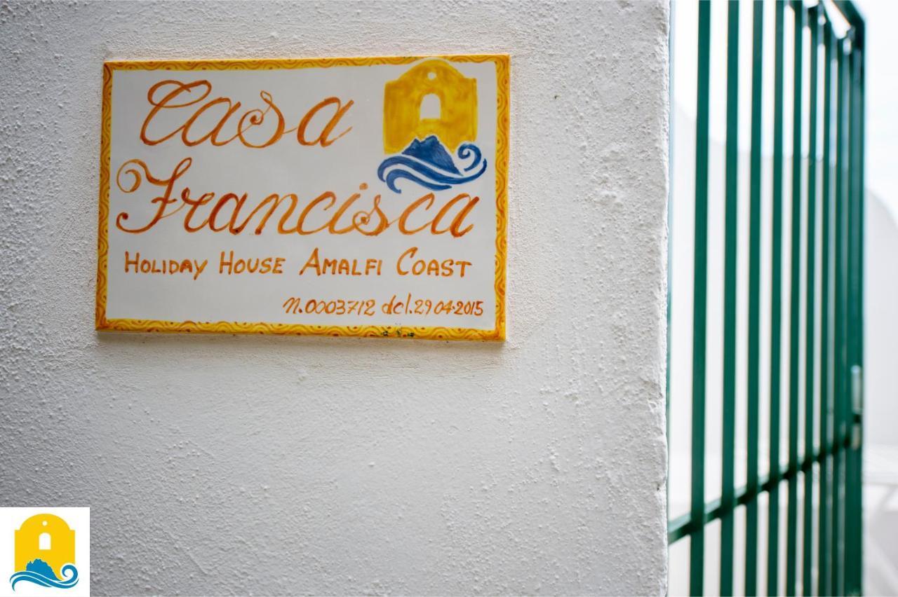 Willa Casa Francisca Praiano Zewnętrze zdjęcie